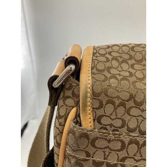 COACH F77004 LARGE CANVAS SIGNATURE PRINT (ASIS) - Picture 7 of 16